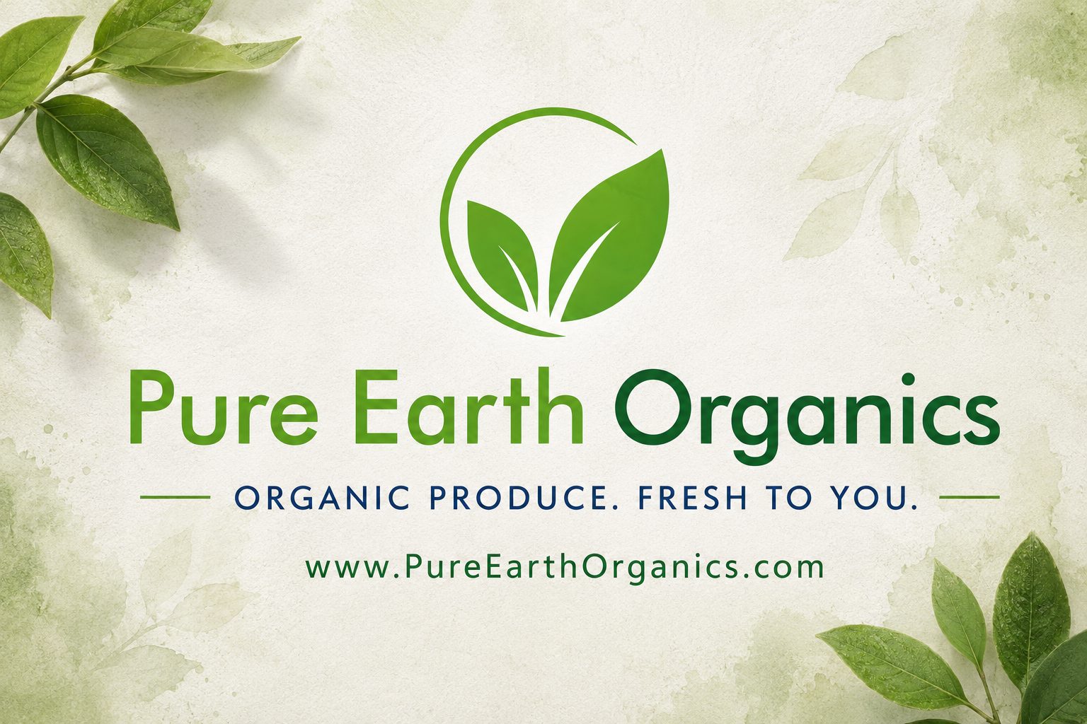 Pure Earth Organics logo